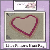 Serendipity Kids - Little Princess Collection - Heart Rug  