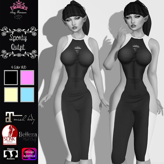 Sporty  *Sexy Princess * Outfit DEMO