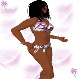 Purple Floral Bikini