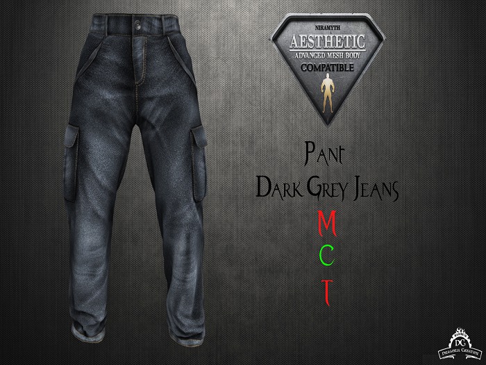 *DC* AESTHETIC Pant Dark Grey Jeans