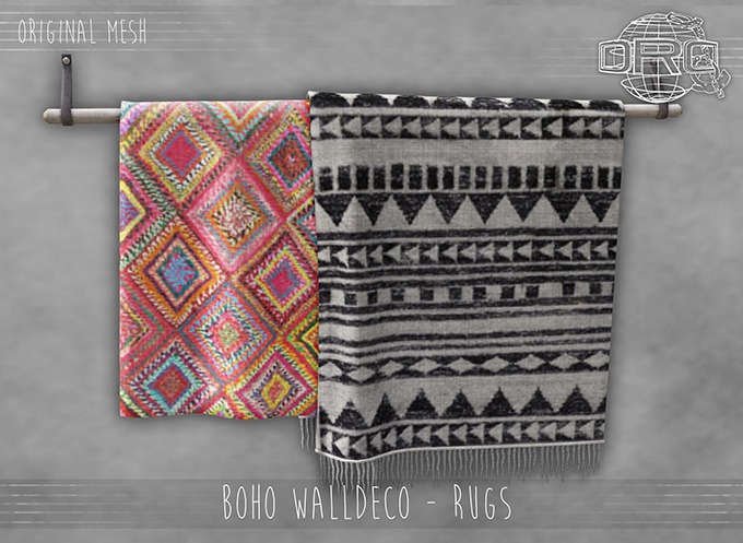 -DRD- boho walldeco- rugs deco