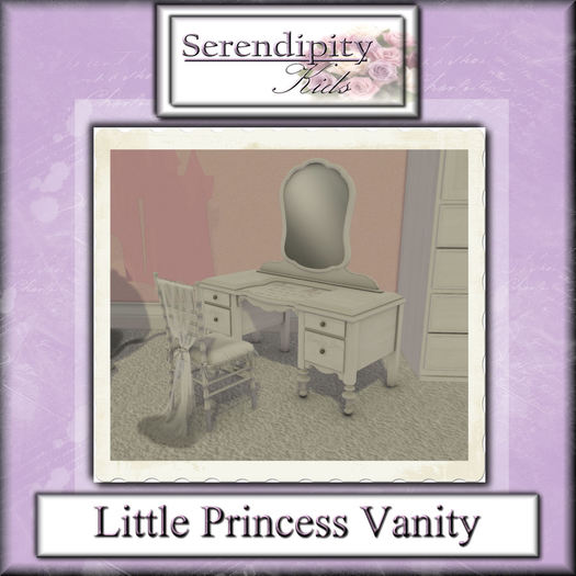 Serendipity Kids - Little Princess Collection - Vanity Table  **AVsitter Experience**