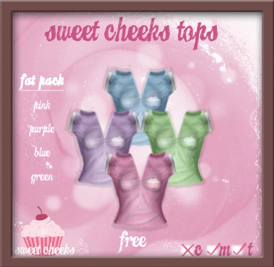 .sweet.cheeks. Tops Fatpack