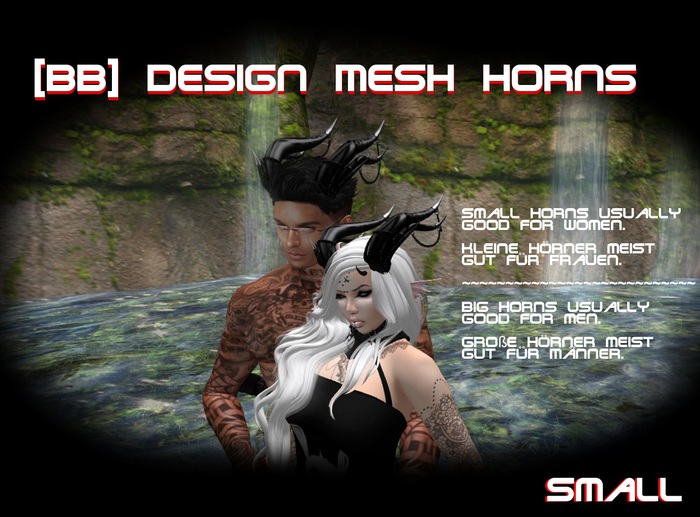 [BB] Design Black Horns small [00]
