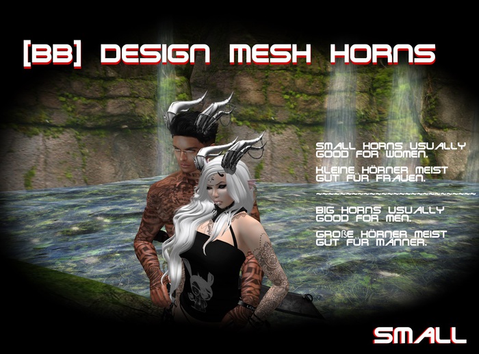 002 [BB] Design White Horns small [00]