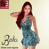 ~E~ Camisk Bella Aqua & Blue