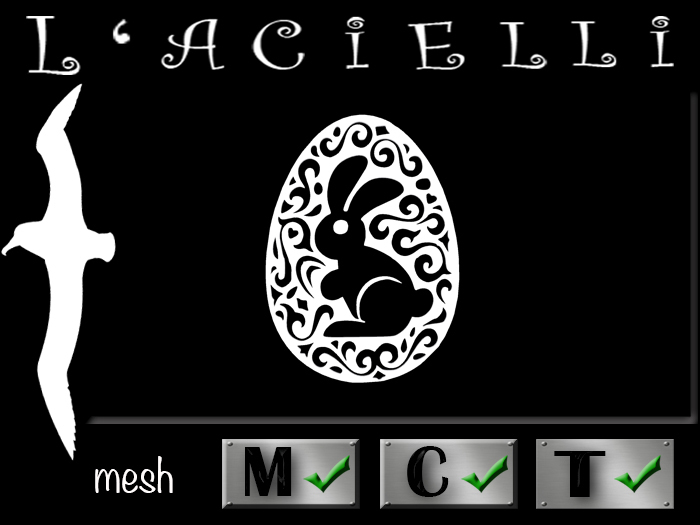 Fantasy easter Silhouette (micro & normal size)