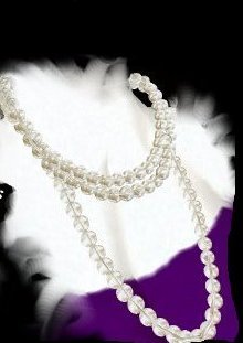 Natural Pearl 3 Strand Necklace