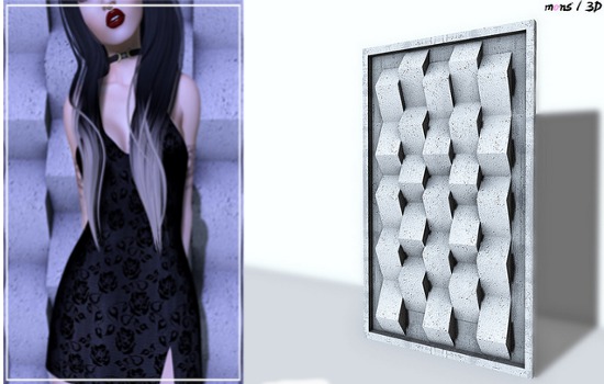 MONS / 3D - Decorative Panel (Style5) RARE