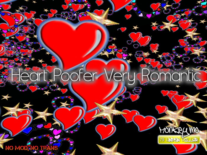 Heart Poofer - Monkeymo