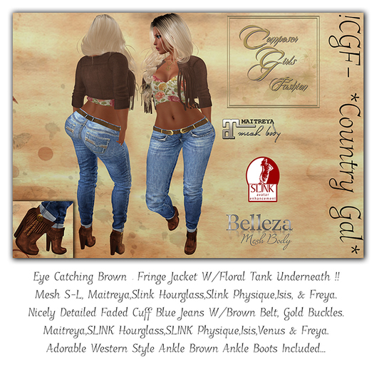 !CGF- *Country Gal* Outfit