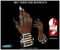 BELT RINGS AND BRACELETS