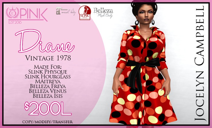 PINK by JC - Diane Vintage 1978