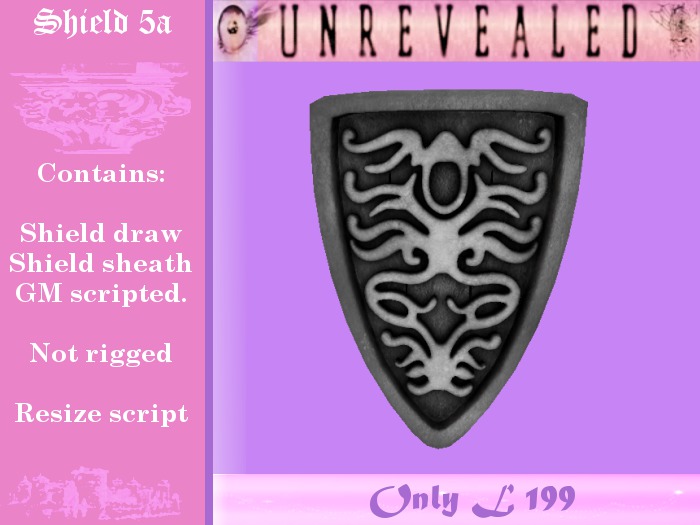 <T> Shield 5 - Black & Silver