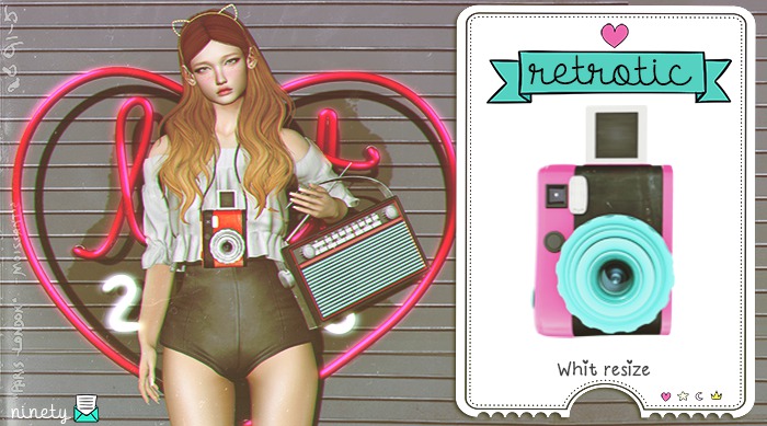ninety - ( Retrotic) instax camera funky