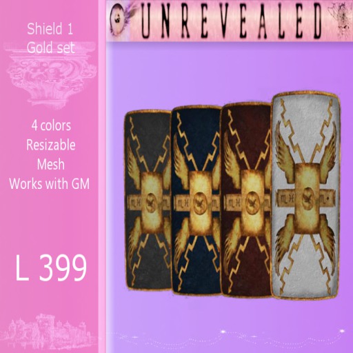 Shield 1 - Gold set