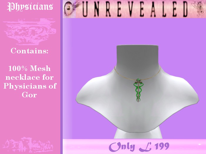 <T> Physicians necklace