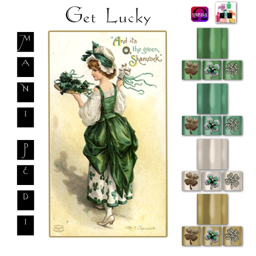 ~Mani Pedi~ Get Lucky Polish - Omega HUD 
