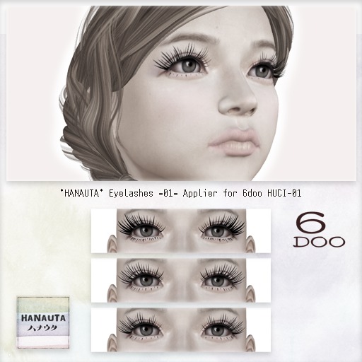 *HANAUTA* Eyelashes =01= Applier for 6doo HUCI-01 =DEMO=