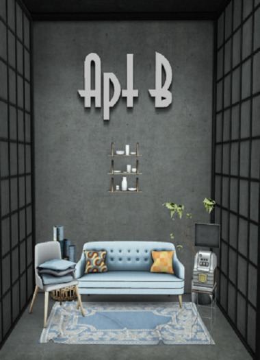 Apt B // Retro Blues - Sofa RARE