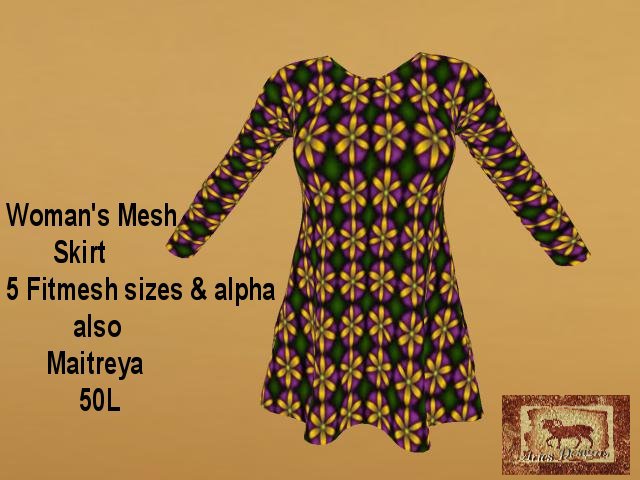 Simple Mardi Gras Dress 2