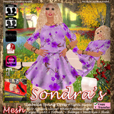 *Sondra's Isabella Spring Dress purple