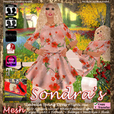 *Sondra's Isabella Spring Dress rose