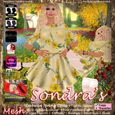 *Sondra's Isabella Spring Dress yellow