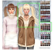 /Wasabi Pills/ Solana Windblown Mesh Hair - Solar Ombre RARE