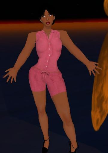 Sunset Rose Short Set
