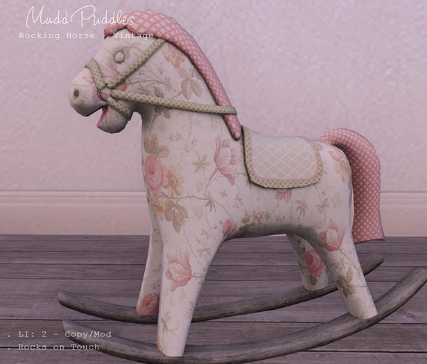 MuddPuddles: Rocking Horse - Vintage (add to upack)