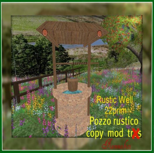 rustic well 22prim02 vendor