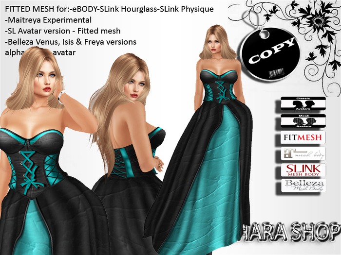 CLARK QUEEN  DRESS V3