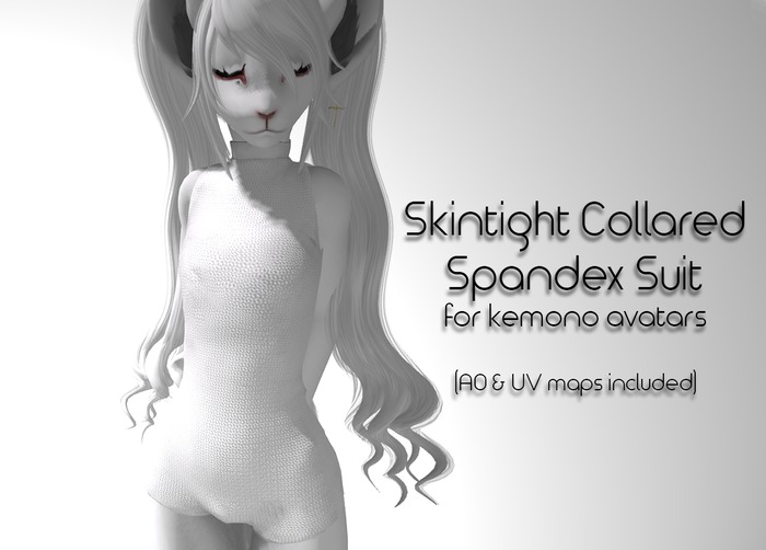 Kemono Collared Skintight Spandex Suit