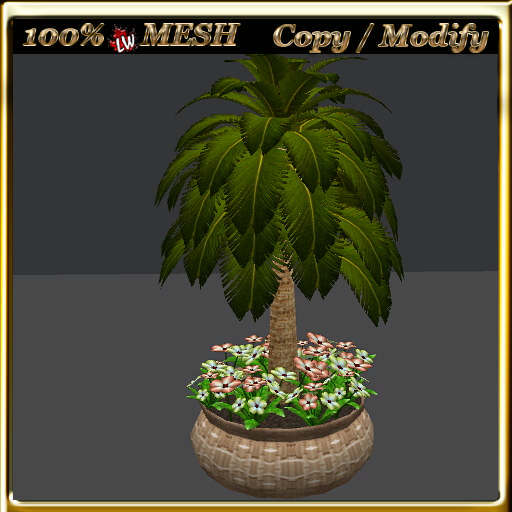 LW_ Mesh Palm with Primroses 4