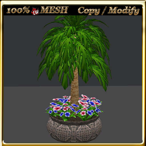 LW_ Mesh Palm with Primroses 5