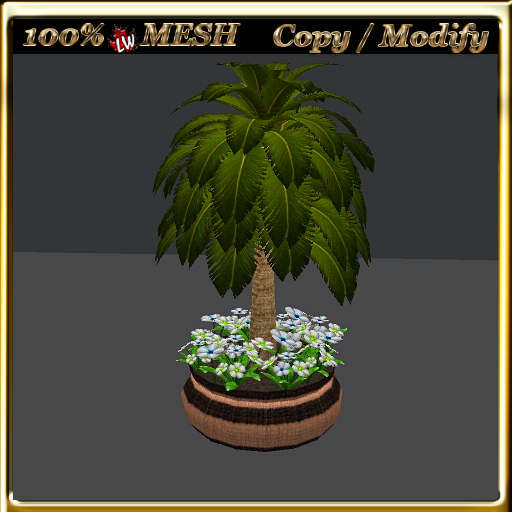 LW_ Mesh Palm with Primroses 6