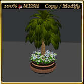 LW_ Mesh Palm with Primroses 6