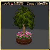 LW_ Mesh Palm with Primroses 7