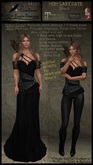 =ED= LADY CATE - Black - (Maitreya, Slink Physique (experim), Belleza, Fitmesh, Pants on Omega Applier)