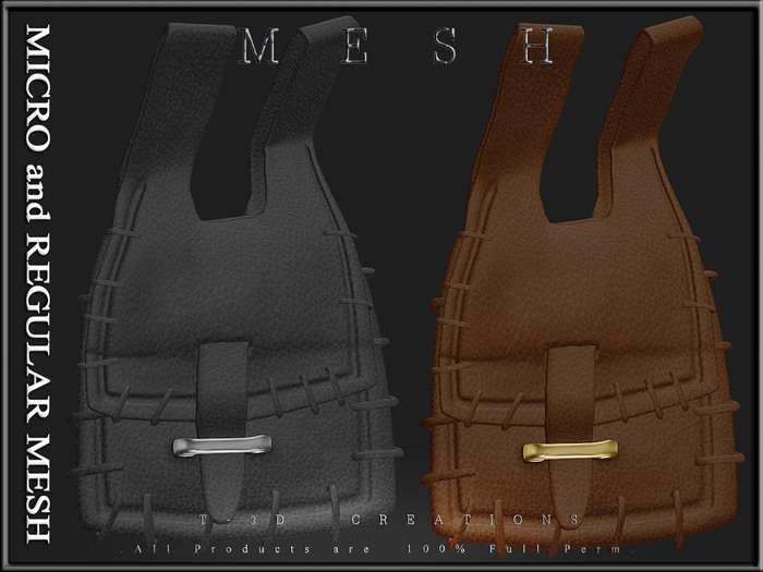 [Feliz] Medieval Belt Wall - Micro and Regular Mesh - Full Perm