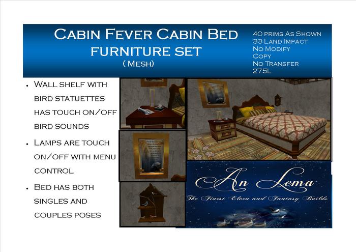 Cabin Fever  Cabin bed set