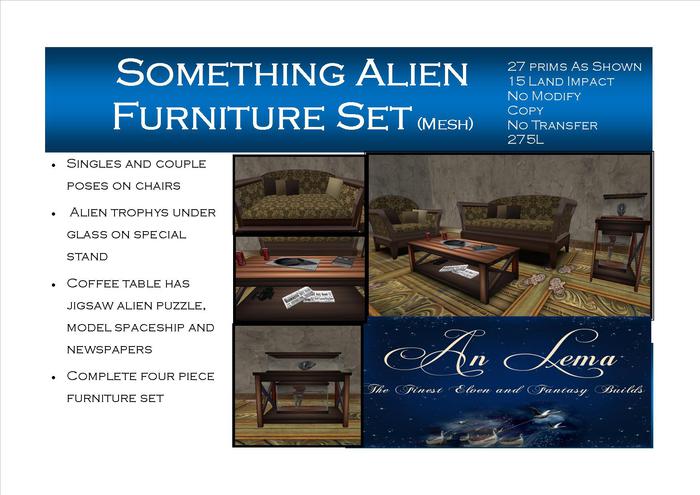 Something Alien Furniture Set