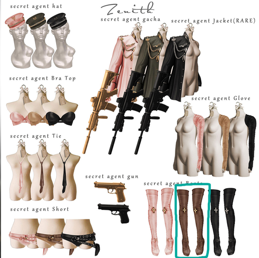 =Zenith=secret agent Boots (begie)-Maitreya