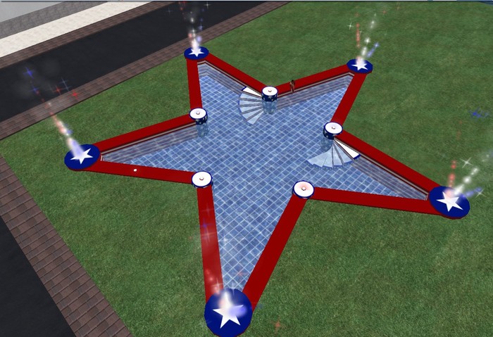 4th of July - Independence Day Pool with Animated Poses & Fireworks!