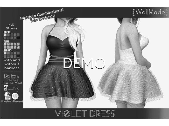 [WellMade] Violet Dress DEMO