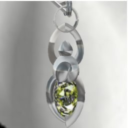 Goddess Lemon yellow diamond and silver