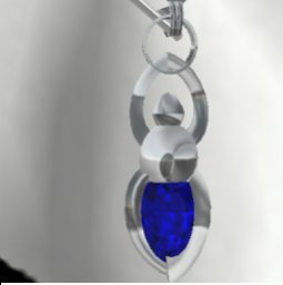 Goddess sapphire and silver