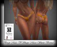 Birgit Mai's V-Shape Micro Shorts Bronze (BOXED)