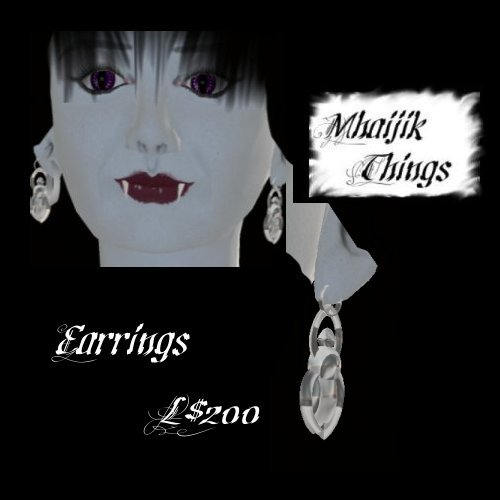 Goddess Silver prim Earrings